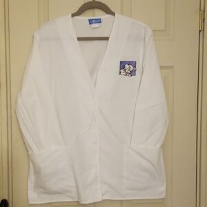 Dalmatian long sleeve scrub top